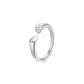 FairyLocus "Heart in Bloom " Eternity Band Sterling Silver Open Ring Gifts FLCYRG-KK03 Fairylocus