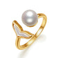 FairyLocus Artisan Customized Pearl Sterling Silver Ring FLZZRG05 FairyLocus