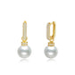 Fairylocus Elegant Design Austrian Crystal Pearl Sterling Silver Earrings FLZZER64 Fairylocus