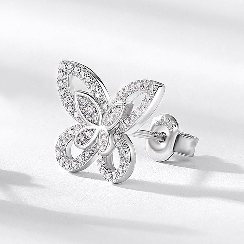 FairyLocus ”Dance Lightly“ Butterfly Sterling Silver Earrings FLCSBSER03 FairyLocus