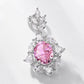 FairyLocus "Coronation" Pink Brillant Sterling Silver Earrings FLCSBSER08 FairyLocus