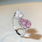 FairyLocus 9ct "Fortunate Love" Sterling Silver Open Ring FLCYBSRG41 FairyLocus