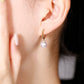 Fairylocus Elegant Design Austrian Crystal Pearl Sterling Silver Hoop Earrings FLZZER49 Fairylocus