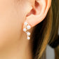 Fairylocus "Star Trails" Austrian Crystal Pearl Sterling Silver Earrings FLZZER45 Fairylocus