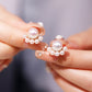 Fairylocus "Luminous" Austrian Crystal Pearl Sterling Silver Stud Earrings FLZZER21 Fairylocus