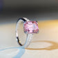 FairyLocus 4ct Emerald Cut Engagement Sterling Silver Ring FLCYBSRG47 FairyLocus
