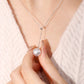 Fairylocus  "Mermaid's Tears"  Austrian Crystal Pearl Sterling Silver Necklace FLZZNL10 Fairylocus