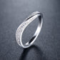 FairyLocus Twist Drill Sterling Silver Ring Trendy Gifts Stacking Band FLCYRG-BK43 FairyLocus