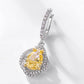 FairyLocus "Rose Lover" Fancy Yellow Brillant Sterling Silver Earrings FLCSBSER12 FairyLocus