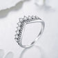 FairyLocus Retro Crown Sterling Silver Ring Trendy Gifts Stacking Band FLCYRG-BK37 FairyLocus