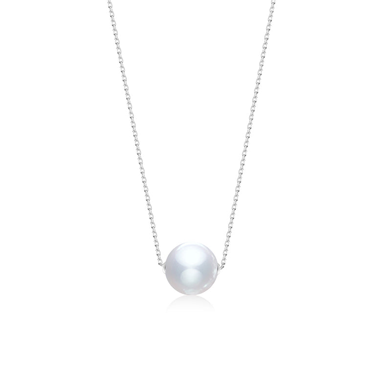 Fairylocus "Lucky Beads" Austrian Crystal Pearl Sterling Silver Necklace FLZZNL28 Fairylocus