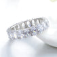FairyLocus Eternity Sterling Silver Wedding Ring Promise Gifts FLCYRG-BK48 FairyLocus