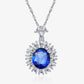 FairyLocus "Prestige Princess“ Oval Brilliant Sterling Silver Necklace FLCSBSNL02 FairyLocus