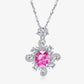 FairyLocus "Rose Queen“ Oval Brilliant Sterling Silver Necklace FLCSBSNL04 FairyLocus