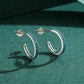FairyLocus Turquoise Sterling Silver 18K Gold Plated Hoop Earrings FLCYER-INS02 Fairylocus