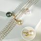 FairyLocus Round Austrian Crystal Pearl Pendant Necklace 4mm FLSJZZNL16 FairyLocus