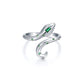 FairyLocus "Expero Viper" Eternity Band Sterling Silver Open Ring Gifts FLCYRG-KK07 Fairylocus