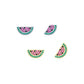 FairyLocus Playful Watermelon Sterling Silver 18K Gold Plated Stud Earrings FLCYER-INS48 Fairylocus