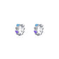 FairyLocus Heart Cut Handmade Enamel Sterling Silver 18K Gold Plated Stud Earrings FLCYER-INS05 Fairylocus