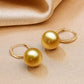 Fairylocus Luxurious Design Austrian Crystal Golden Pearl Sterling Silver Earrings FLZZER62 Fairylocus