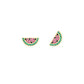 FairyLocus Playful Watermelon Sterling Silver 18K Gold Plated Stud Earrings FLCYER-INS48 Fairylocus