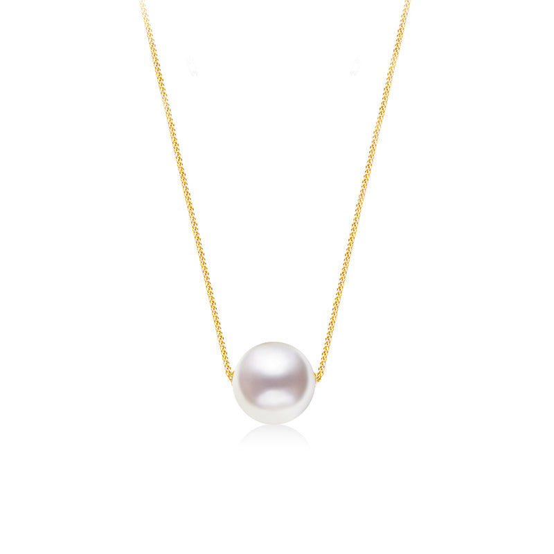 Fairylocus "Lucky Bead" Austrian Crystal Pearl Sterling Silver Necklace FLZZNL02 Fairylocus