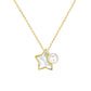 Fairylocus "Planet Plan" Austrian Crystal Pearl 18K Gold Plated Necklace FLZZNL05 Fairylocus