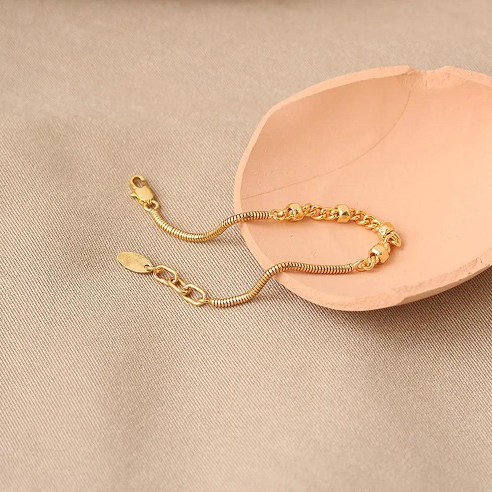 Fairylocus 14K Gold Plated Classic Adjustable Bracelet for Women Personalized Gift Bracelet Fairylocus