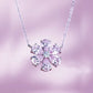 FairyLocus "Cherry Bloosom“ Pink Pear Cut Sterling Silver Necklace FLCYBSNL02 FairyLocus