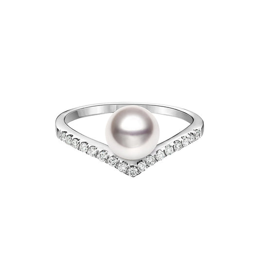 FairyLocus Artisan Customized Pearl Sterling Silver Ring FLZZRG02 FairyLocus